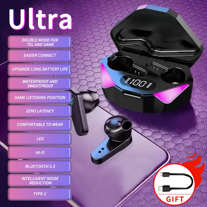 audifonos inalambricos gamer🎮🎧